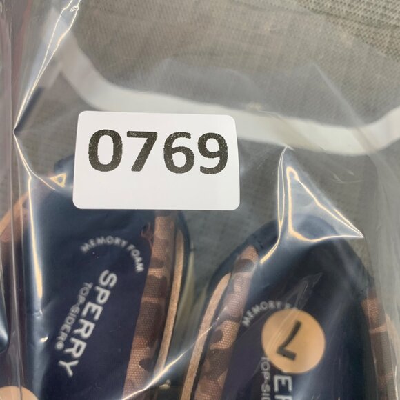 Sperry Top-Sider Boys Size 7M Navy & Camouflage Boat Shoes - Picture 7 of 7